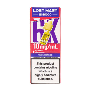 Menthol BM6000 Prefilled Pod + Refill by Lost Mary 10mg