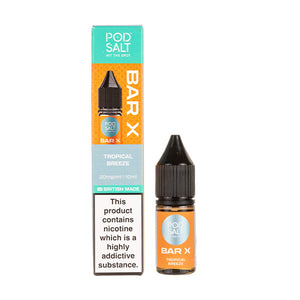 Tropical Breeze Nic Salt E-Liquid by Pod Salt Bar X