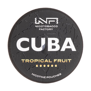 Tropical Fruit Nicotine Pouches by Cuba Black