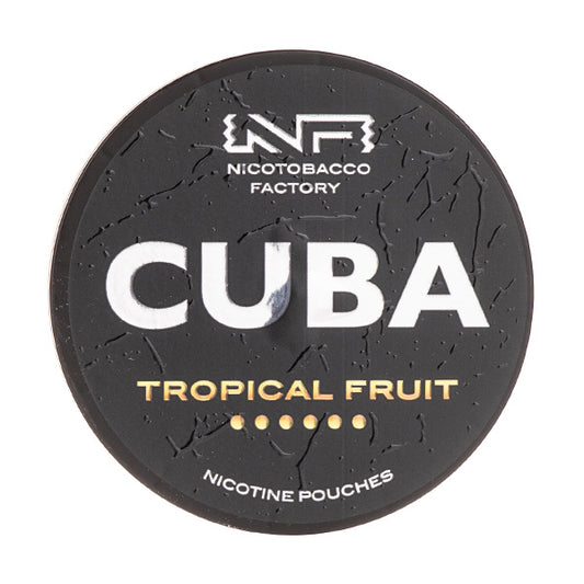 Tropical Fruit Nicotine Pouches by Cuba Black