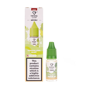 Tropical Kiwi Blast Nic Salt E-Liquid by Crystal Clear