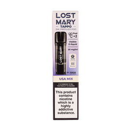 USA Mix Tappo Prefilled Pods by Lost Mary in Box