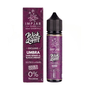 Umbra 50ml (50/50) Shortfill by Imp Jar & Wick Liquor