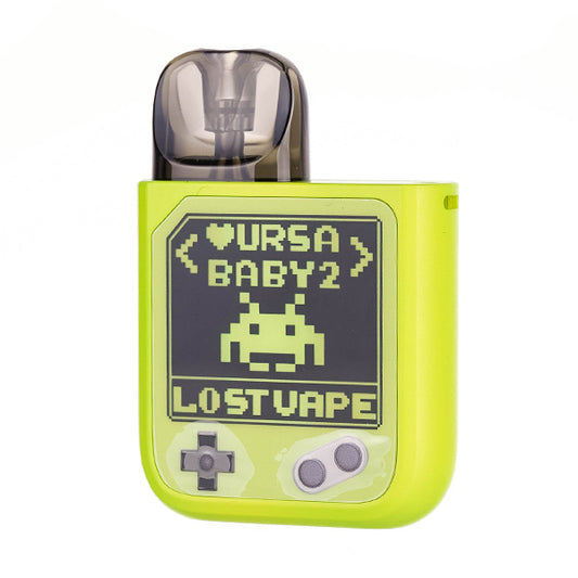 Ursa Baby 2 Pod Kit by Lost Vape in Joy Green x Pixel Role