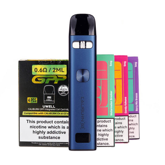 Uwell Caliburn G3 Pod Kit Bundle - Blue
