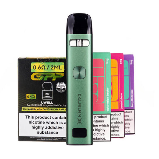 Uwell Caliburn G3 Pod Kit Bundle - Green