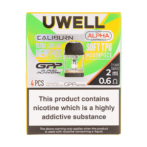 Uwell Caliburn GPP Alpha Replacement Pods - 0.6ohm
