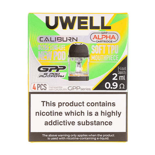 Uwell Caliburn GPP Alpha Replacement Pods - 0.9ohm