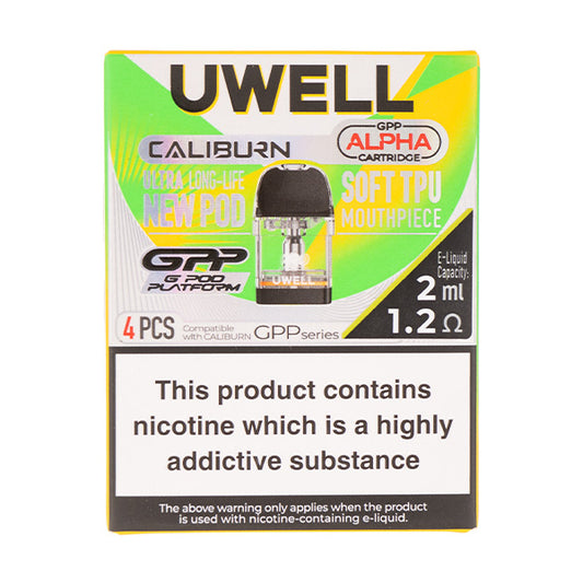 Uwell Caliburn GPP Alpha Replacement Pods - 1.2ohm
