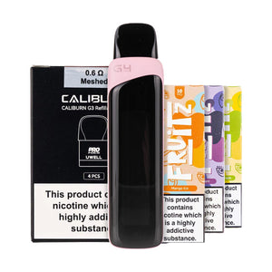 Uwell Caliburn G4 Pro Pod Kit Bundle Fantasy Pink