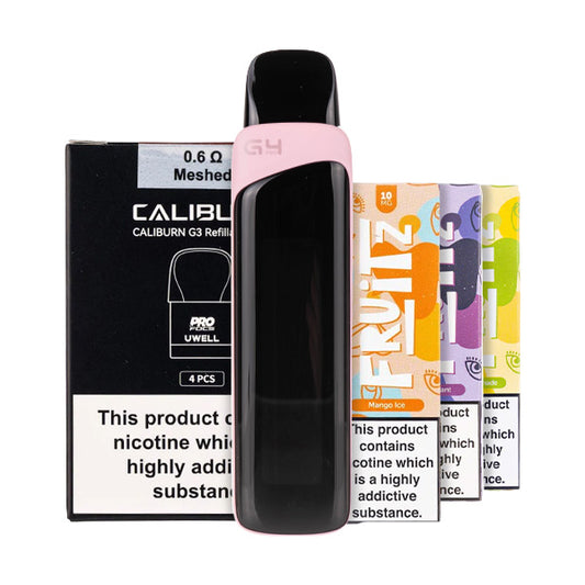 Uwell Caliburn G4 Pro Pod Kit Bundle Fantasy Pink