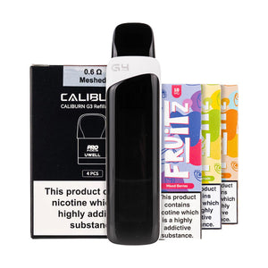Uwell Caliburn G4 Pro Pod Kit Bundle Frost White