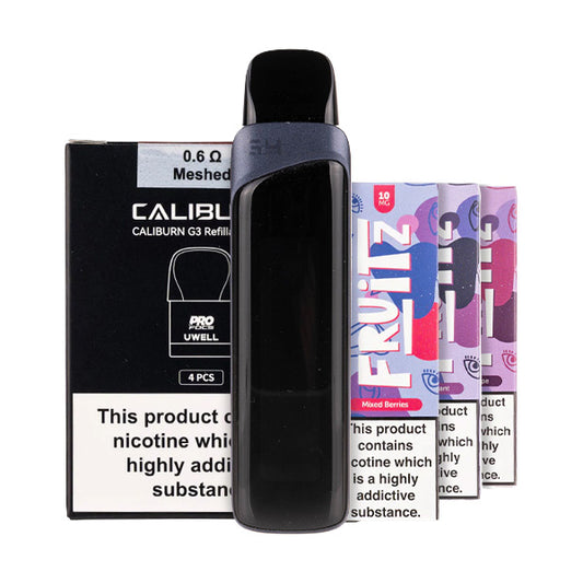 Uwell Caliburn G4 Pro Pod Kit Bundle Ink Blue