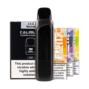 Uwell Caliburn G4 Pro Pod Kit Bundle Iron Grey