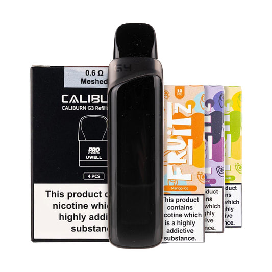 Uwell Caliburn G4 Pro Pod Kit Bundle Iron Grey