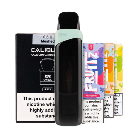 Uwell Caliburn G4 Pro Pod Kit Bundle Light Green