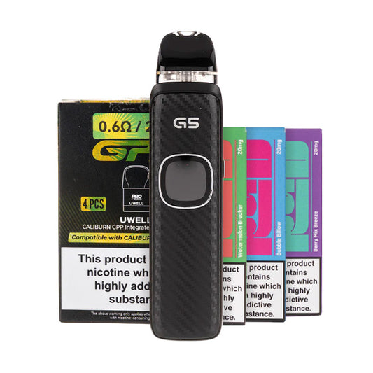 Uwell Caliburn G5 Pod Kit Bundle - Black Carbon