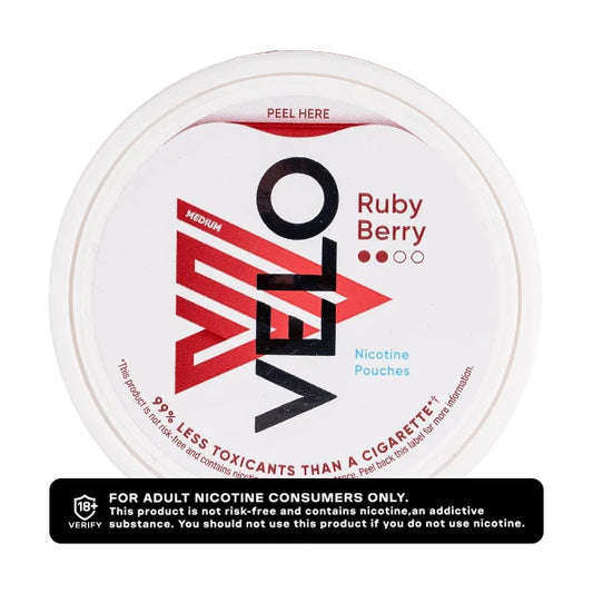 Ruby Berry Nicotine Pouches by VELO