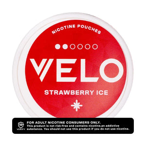 Strawberry Ice Mini Nicotine Pouches by VELO