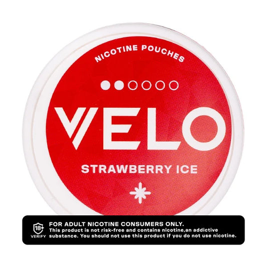 Strawberry Ice Mini Nicotine Pouches by VELO