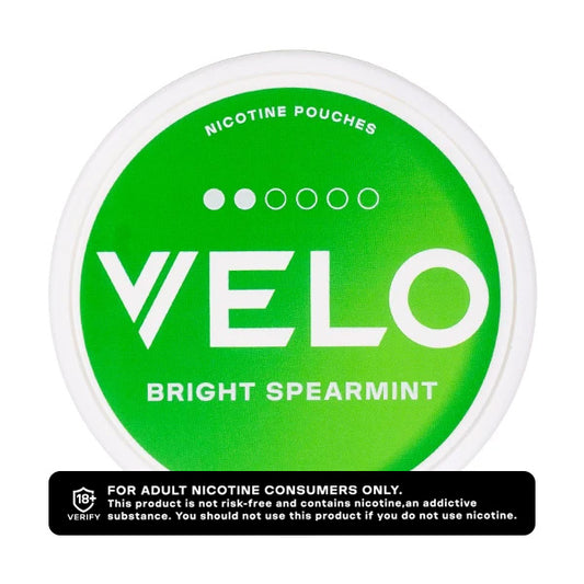 Bright Spearmint Nicotine Pouches by VELO
