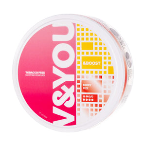 Berry Fizz &Boost Nicotine Pouches by V&YOU