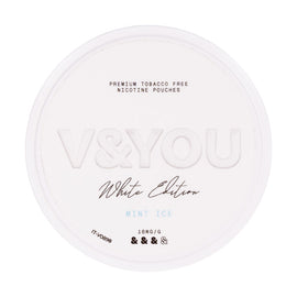 Mint Ice White Edition Nicotine Pouches by V&YOU