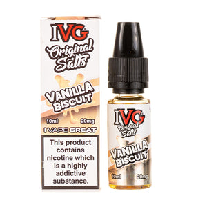 Vanilla Biscuit Nic Salt E-Liquid by IVG Original Salts