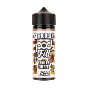Vanilla Coffee 100ml (50/50) Shortfill by Seriously Pod Fill 3