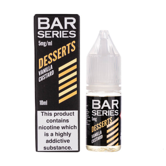 Vanilla Custard Nic Salt E-liquid by Bar Series Desserts