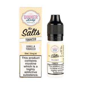 Dinner Lady Nic Salt E-Liquid - Vanilla Tobacco