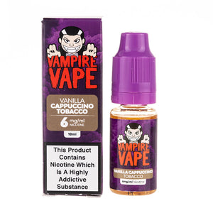 Vanilla Cappuccino Tobacco E-Liquid By Vampire Vape - 6mg