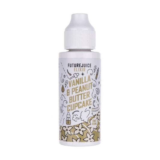 Vanilla & Peanut Butter Cupcake 100ml Shortfill E-Liquid by Future Juice Elixirs