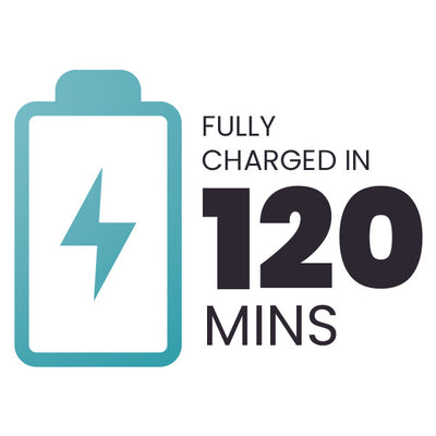 120 Minutes Charge Time 