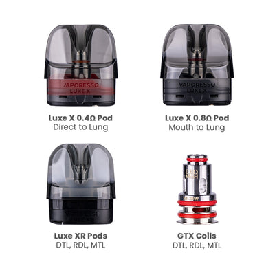 Fully Compatible With Luxe X series pods