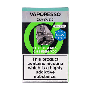 Vaporesso Luxe X Corex 2.0 Pod Pack - Refillable Pods Vaporesso Luxe X Corex 2.0 Pod Pack - Refillable Pods