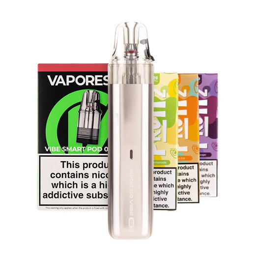Vaporesso Vibe SE 2 Pod Kit Bundle - Gleaming Gold