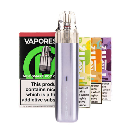Vaporesso Vibe SE 2 Pod Kit Bundle - Gleaming Grey