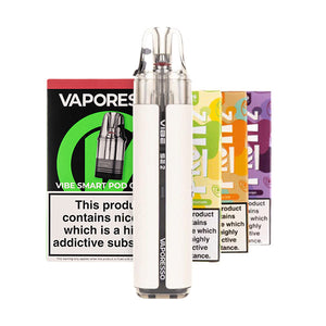 Vaporesso Vibe SE 2 Pod Kit Bundle - Leather White