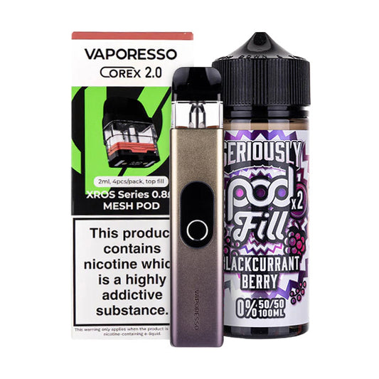 Vaporesso XROS 4 Nicotine Free Bundle - Sunset Neon