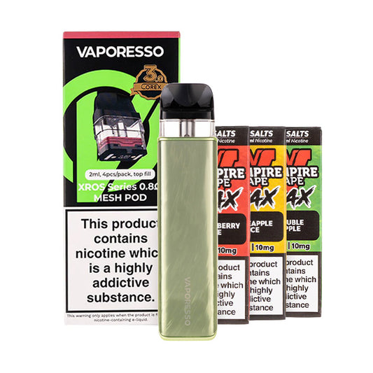 Vaporesso XROS 5 Mini Pod Kit Bundle - Flowing Green