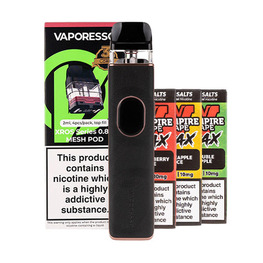 Vaporesso XROS 5 Pod Kit Bundle - Black Leather
