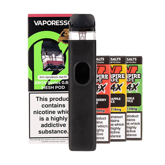 Vaporesso XROS 5 Pod Kit Bundle - Cosmic Black