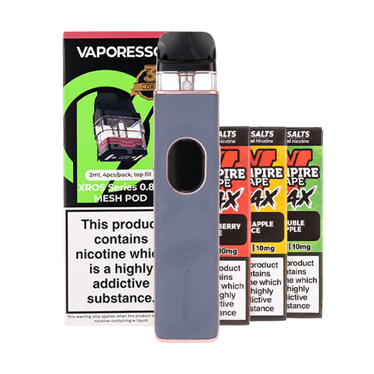 Vaporesso XROS 5 Pod Kit Bundle - Grey Leather