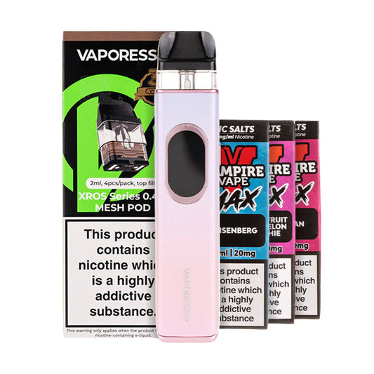 Vaporesso XROS 6 Pod Kit Bundle - Dreamy Pink