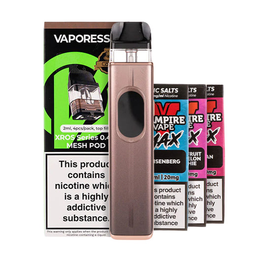 Vaporesso XROS 6 Pod Kit Bundle - Silk Brown