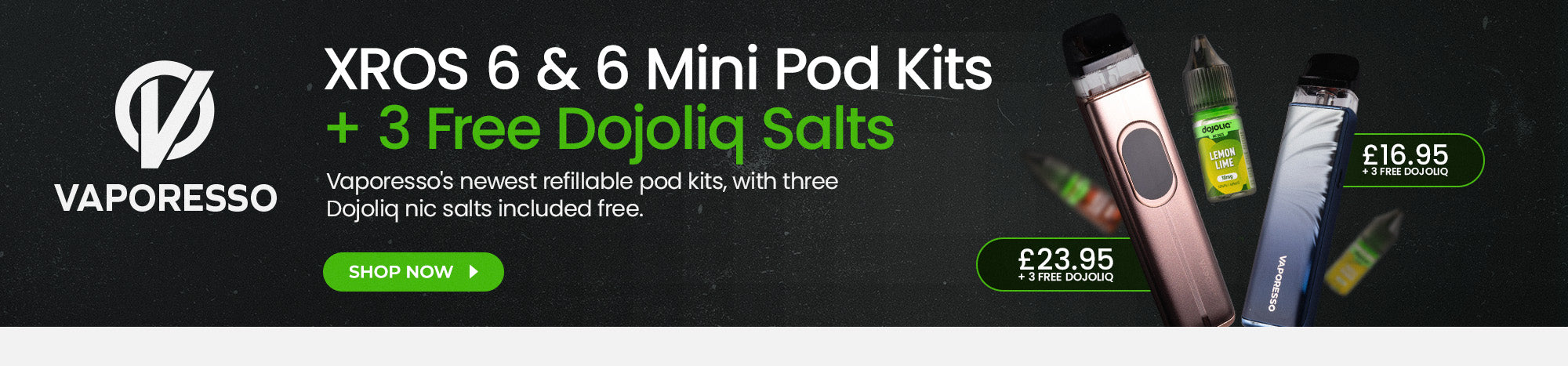 Shop the XROS 6 & XROS 6 Mini + 3 Dojoliq offer