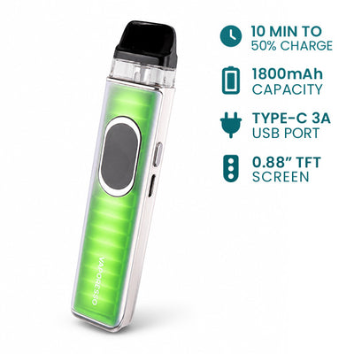 1800mAh battery with 3A fast charging