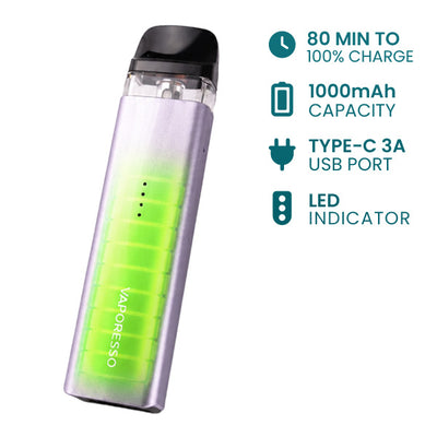 1000mAh Battery (60 Minutes Charge)