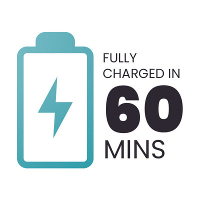60 Minutes Charge Time